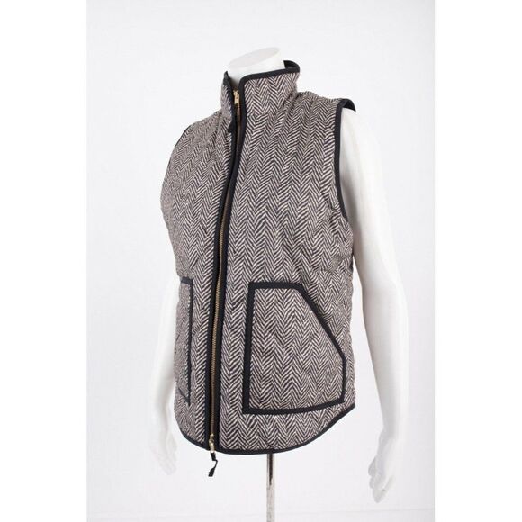 J.Crew Womens Excursion Puffer Vest Jacket Zip S - Picture 2 of 6